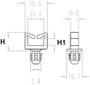 Kábelrögzítő, natúr, TRU COMPONENTS 1593102 TC-BWS1120203 2. bélyegkép