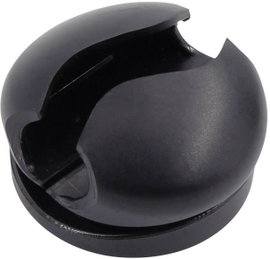 Öntapadós kábelrögzítő, fekete, TRU COMPONENTS 93013c1206 5 db