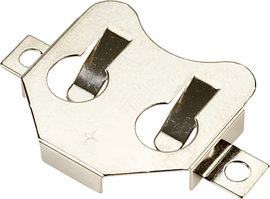Gombelem tartó CR 2016, CR 2020, CR 2025, CR 2032, 30,5 x 22,8 x 3,85 mm, TRU COMPONENTS BC2001