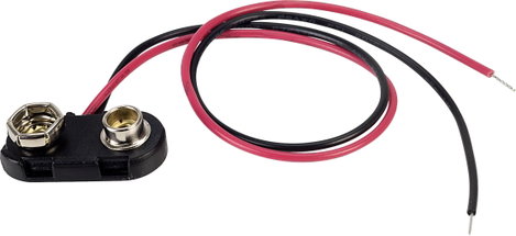 Elem érintkező klipsz 1 x 9V, 24,5 x 11,8 x 7,3 mm, TRU COMPONENTS BS-ER-1-200