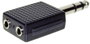 Jack adapter, 6,35 mm-es jack dugó - 3,5 mm-es jack aljzat, sztereo, 3 pól., TRU COMPONENTS bélyegkép