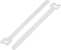 Tépőzáras kábelkötegelő, bolyhos és horgos fél 125 mm x 12 mm, fehér, TRU COMPONENTS TC-MGT-125WE203 bélyegkép