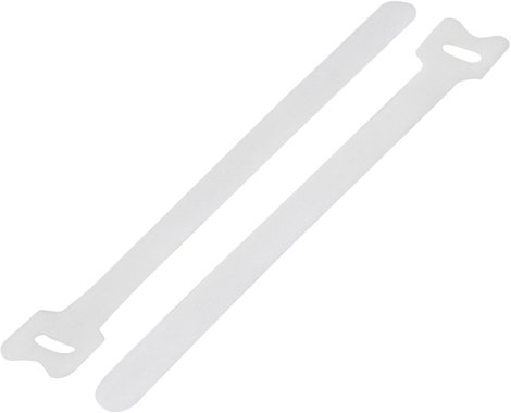 Tépőzáras kábelkötegelő, bolyhos és horgos fél 150 mm x 12 mm, fehér, TRU COMPONENTS TC-MGT-150WE203
