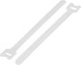 Tépőzáras kábelkötegelő, bolyhos és horgos fél 150 mm x 12 mm, fehér, TRU COMPONENTS TC-MGT-150WE203 bélyegkép