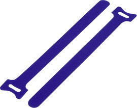Tépőzáras kábelkötegelő, bolyhos és horgos fél 135 mm x 12 mm, kék, TRU COMPONENTS TC-MGT-135BE203