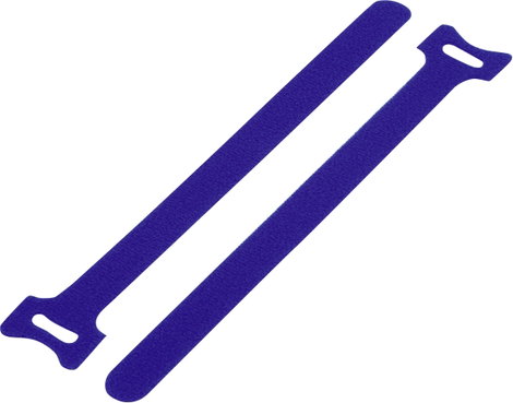 Tépőzáras kábelkötegelő, bolyhos és horgos fél 135 mm x 12 mm, kék, TRU COMPONENTS TC-MGT-135BE203