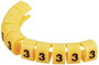 Kábeljelölő klipsz, jelölés: 3, 4 - 5,1 mm 1593425 TC-MB2/3203 bélyegkép