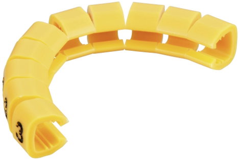 Kábeljelölő klipsz, jelölés: 3, 4 - 5,1 mm 1593425 TC-MB2/3203 2. kép