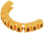 Kábeljelölő klipsz, jelölés: 6, 4 - 5,1 mm 1593428 TC-MB2/6203 bélyegkép
