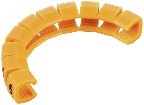 Kábeljelölő klipsz, jelölés: 6, 4 - 5,1 mm 1593428 TC-MB2/6203 2. kép