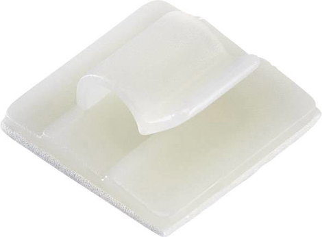Öntapadós kábelrögzítő, natúr, TRU COMPONENTS 1593108 TC-FC0605203