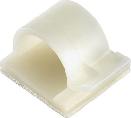 Öntapadós kábelrögzítő, natúr, TRU COMPONENTS 1593110 TC-FC1813203