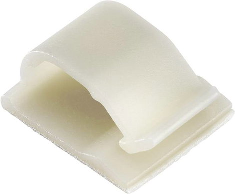 Öntapadós kábelrögzítő, natúr, TRU COMPONENTS 1593111 TC-FC2211203