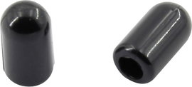 PVC zárósapka 100 db, fekete, TRU COMPONENTS TC-EP-0408203
