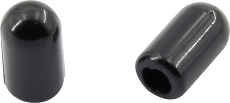 PVC zárósapka 100 db, fekete, TRU COMPONENTS TC-EP-0408203