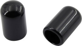 PVC zárósapka 100 db, fekete, TRU COMPONENTS TC-EP-0612203