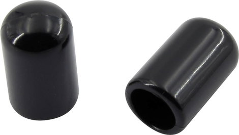 PVC zárósapka 100 db, fekete, TRU COMPONENTS TC-EP-0612203