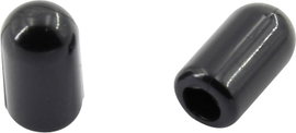 PVC zárósapka 100 db, fekete, TRU COMPONENTS TC-EP-0809203