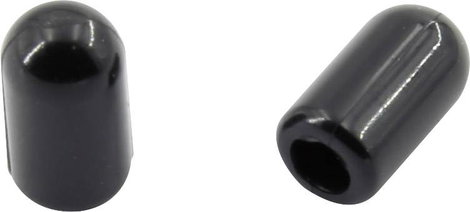 PVC zárósapka 100 db, fekete, TRU COMPONENTS TC-EP-0809203