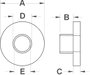 Szigetelő persely, külső átmérő: 7,7/5,8 mm, belső átmérő 3,1 mm, TRU COMPONENTS TC-TW83A203 2. bélyegkép
