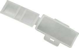 Kábeltömlő feliratozó 40 x 17 mm, natúr, TRU COMPONENTS TC-MC2203