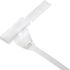 Feliratozható kábelkötegelő 30 x 9,2 mm, natúr, TRU COMPONENTS TC-PMT150203
