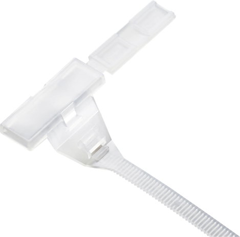 Feliratozható kábelkötegelő 30 x 9,2 mm, natúr, TRU COMPONENTS TC-PMT150203