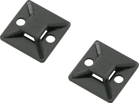 Öntapadós kábelrögzítő 4-szeres befűzés, fekete, TRU COMPONENTS 1593049 TC-HCR18T203 3. kép