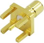 Beépíthető SMB aljzat, függőleges 50 Ω, TRU COMPONENTS 1493146 bélyegkép