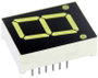 7 szegmenses kijelző, piros, 7,8 mm 2 V, számjegy: 1, TRU COMPONENTS bélyegkép