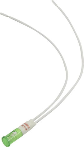 Jelzőlámpa 230 V, zöld, TRU COMPONENTS 1524027
