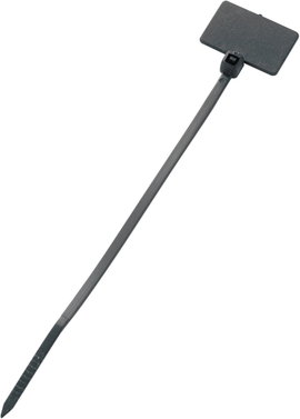Kábelkötegelő feliratozható felülettel, 20 x 13 mm, fekete, TRU COMPONENTS TE-6259736