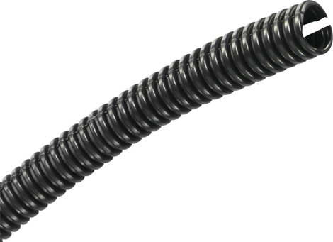 Kábelvédő gégecső 7,4 mm, fekete, TRU COMPONENTS TC-CRR07P203 méteráru