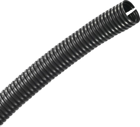 Kábelvédő gégecső 15 mm, fekete, TRU COMPONENTS TC-CRR15P203 méteráru