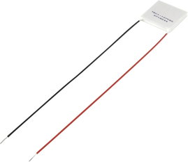 Peltier elem, 15,4 V/DC 6 A 51,4 W 40 x 40 x 3,6 mm, TRU COMPONENTS TEC1-127060