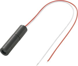 Lézer modul, piros, pont, 1 m W, TRU COMPONENTS Lm01RDD-F