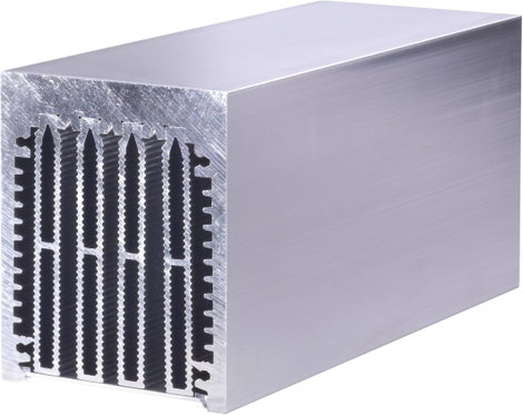 Hűtőborda 0,3 K/W 150 x 75 x 62 mm, Fischer Elektronik LA 6 150 AL
