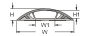 Kábelhíd 1000 x 28,8 x 74 mm, szürke, TRU COMPONENTS 2. bélyegkép