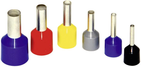 Érvéghüvelyek műanyag nyakkal 16 mm² x 12 mm kék Vogt Verbindungstechnik 100 darab.