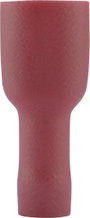 Lapos csúszósaru hüvely 6,3 x 0,8 mm, szigetelt, piros, Vogt Verbindungstechnik 3944S bélyegkép