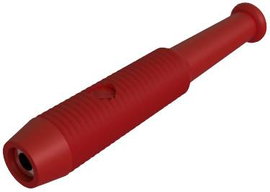 Banánhüvely 2mm 6A piros SKS Hirschmann 930320101