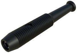 Banánhüvely 2mm 6A fekete SKS Hirschmann 930320100