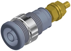 Beépíthető laborcsatlakozó, szürke SEB 2600 G 4 MM