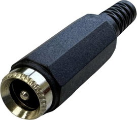 BKL Electronic 072208 Kisfeszültségű csatlakozó Alj, egyenes 5.5 mm 2.1 mm 1 db