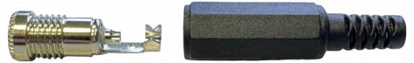 BKL Electronic 072208 Kisfeszültségű csatlakozó Alj, egyenes 5.5 mm 2.1 mm 1 db 2. kép