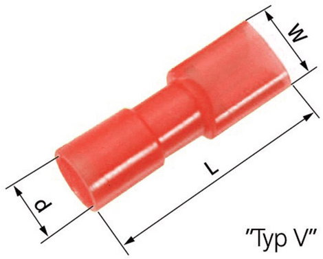 LAPP 61794952 Csúszósarus hüvely Dugasz szélesség: 2.8 mm Dugaszolási vastagság: 0.8 mm 180 ° Teljes 2. kép