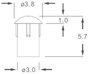 Fényvezető előlaphoz, TRU COMPONENTS LEAD-18PZW 2. bélyegkép