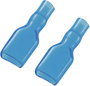 PVC szigetelő csúszósaruhoz 6,3 mm, kék, TRU COMPONENTS bélyegkép
