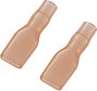 PVC szigetelő csúszósaruhoz 4,8 mm, piros, TRU COMPONENTS bélyegkép