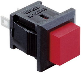 Beépíthető nyomógomb 230 V/AC 1A 1 x ki/(be), TRU COMPONENTS R18-27A-3